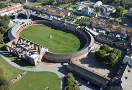 Vue du ciel du Grand-Hornu 