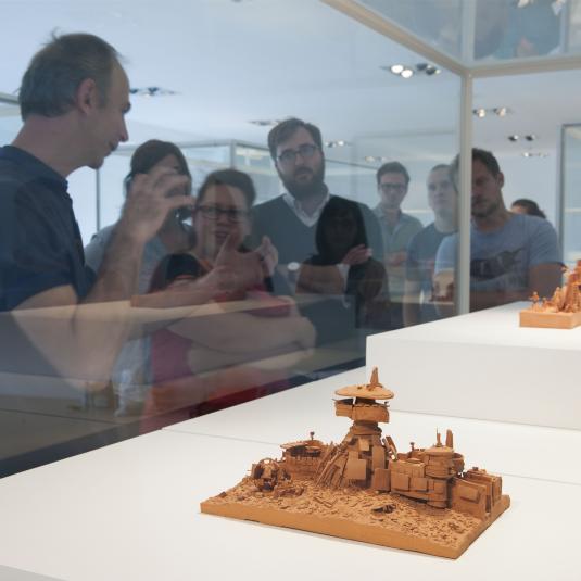 MACS - vue de l'exposition Fred Biesmans. Choobaland  - sculptures