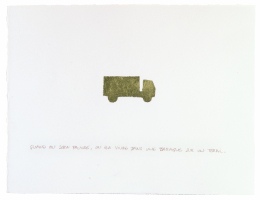 MACS - Lithographie - Christophe Terlinden, Le Camion d'or
